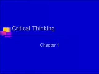An Introduction to Critical Thinking