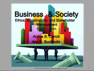 Business and Society Relationship: Ethics, Sustainability, and Stakeholder Management