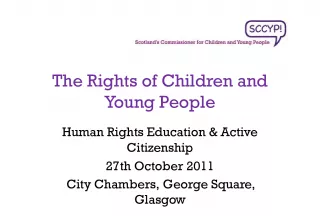 The Importance of Children's Rights and Human Rights Education in Active Citizenship