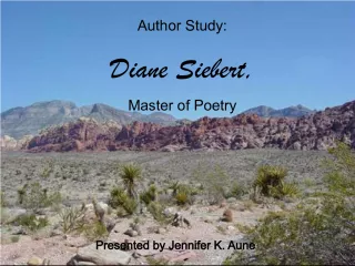 Diane Siebert: Master of Poetry and American Landscapes