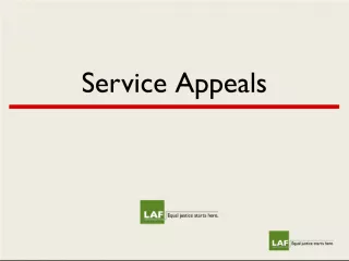 Understanding Service Appeals Under Federal Requirements