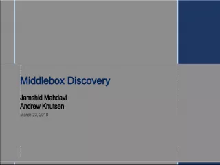 Middlebox Discovery for TCP Networks