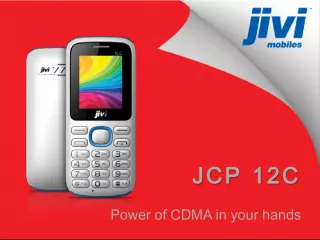 JCP 12C - Power of CDMA and Entertainment Unlimited in Your Hands