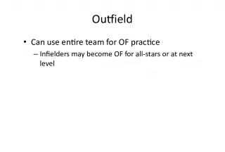 Outfield Practice: Ground Balls and Footwork