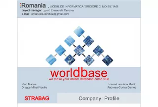 Liceul de Informatica Grigore C Moisil Iasi and STRABAG collaborate for dream database project