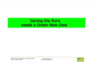 Saving the Euro with a Green New Deal by Sven Giegold