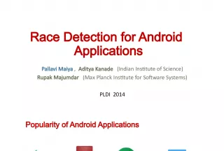 DroidRacer: A Dynamic Tool for Race Detection in Android Applications