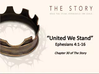 United We Stand: Equipping the Saints for Ministry