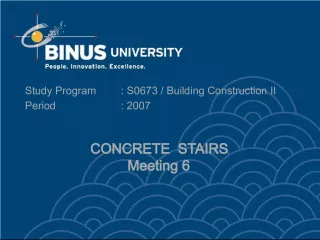Concrete Stair Construction and Design: A Study Program Review
