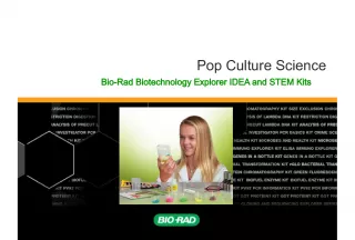 Biotechnology Explorer: Pop Culture Science for STEM Education