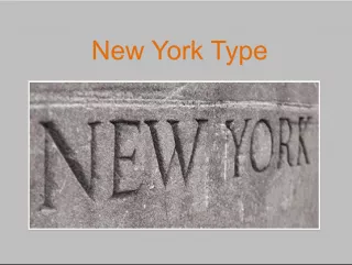 New York Type: Exploring the Typography of the Big Apple