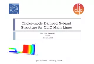 Choke Mode Damped X-Band Structure for CLIC Main Linac: Collaboration between CERN and Tsinghua University