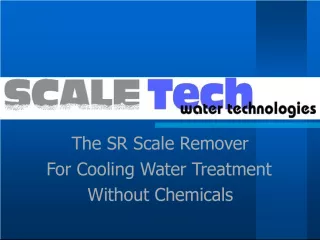 The SR Scale Remover: Chemical-Free Cooling Water Treatment