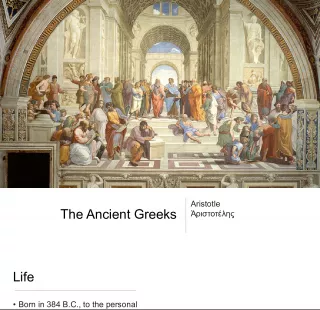 The Life and Works of Aristotle