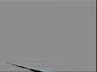 Coeus Technology Surface Antimicrobial Solutions: A Blueprint for Growth