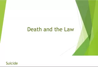 The Evolution of Suicide and the Law