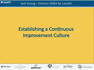Establishing a Continuous Improvement Culture for Business Success