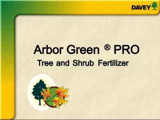 Arbor Green PRO - Inspired by Nature for Healthy Trees and Shrubs