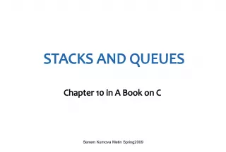 Implementing Stacks and Queues in C using Linked Lists and Header Files