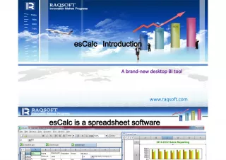 Introducing esCalc - The Innovative Desktop BI Tool