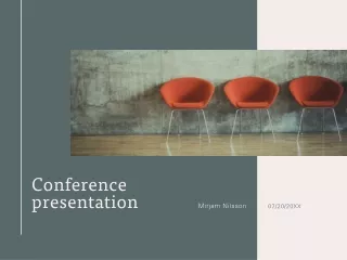 Conference presentation