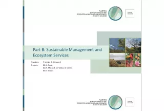 Sustainable Management and Ecosystem Services
