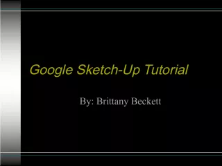 Google Sketch Up Tutorial: Installation and Getting Started