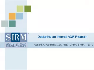 The Rise and Popularity of Alternative Dispute Resolution (ADR) Programs